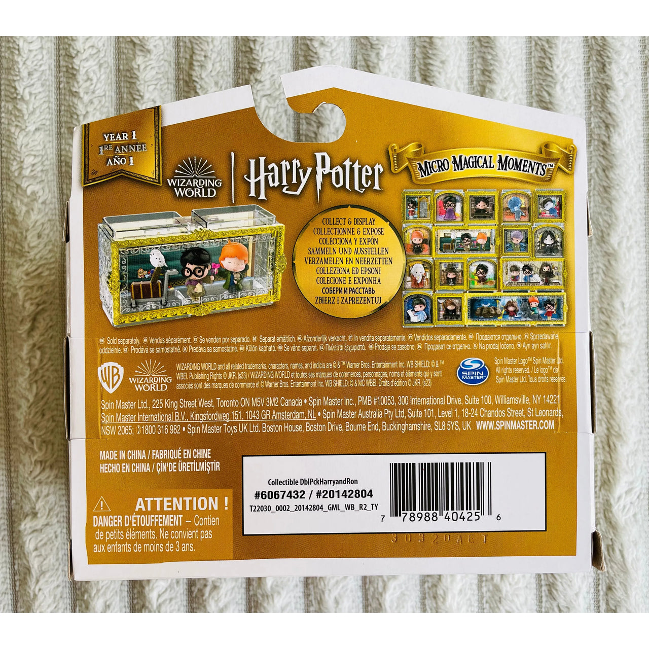 Harry Potter Micro Magical Moments Year 1 Hedwig Harry Potter Ron Weasley