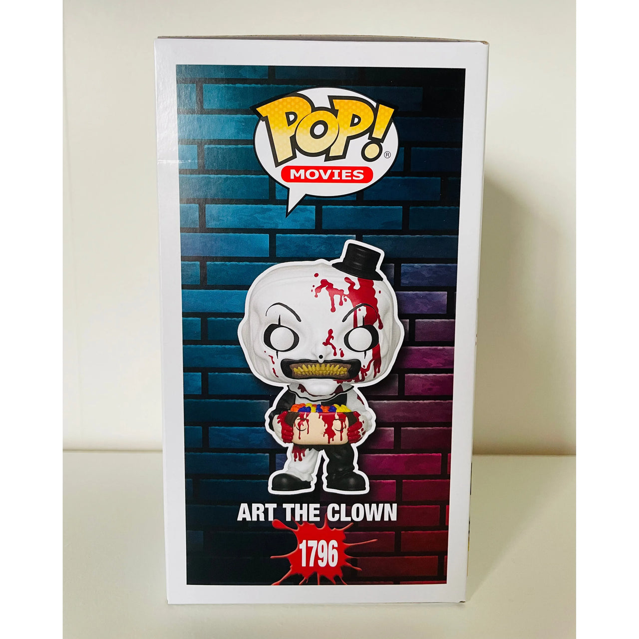 Funko Pop! Movies Terrifier Vinyl Figure 1796 Art the Clown with Candy Filled Head