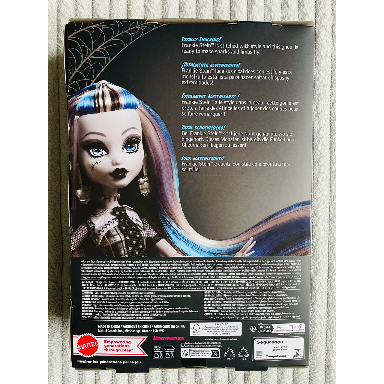 Monster High Reel Drama Frankie Stein Fashion Doll