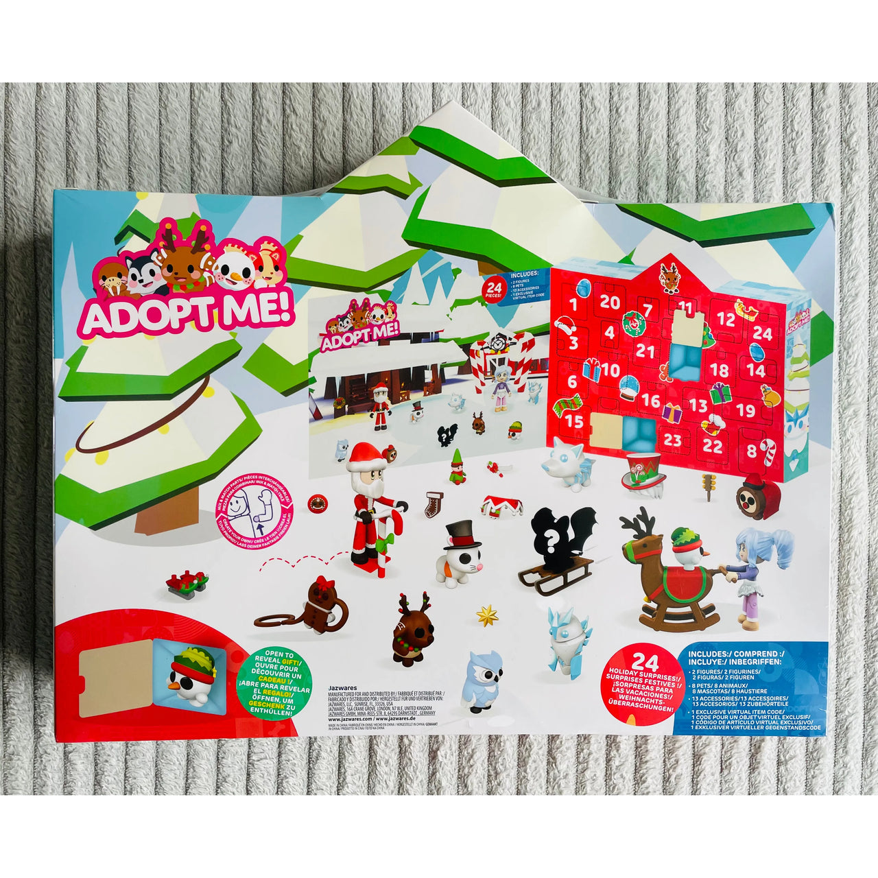 Adopt Me! Holiday Advent Calendar 24 Days of Toy Surprises