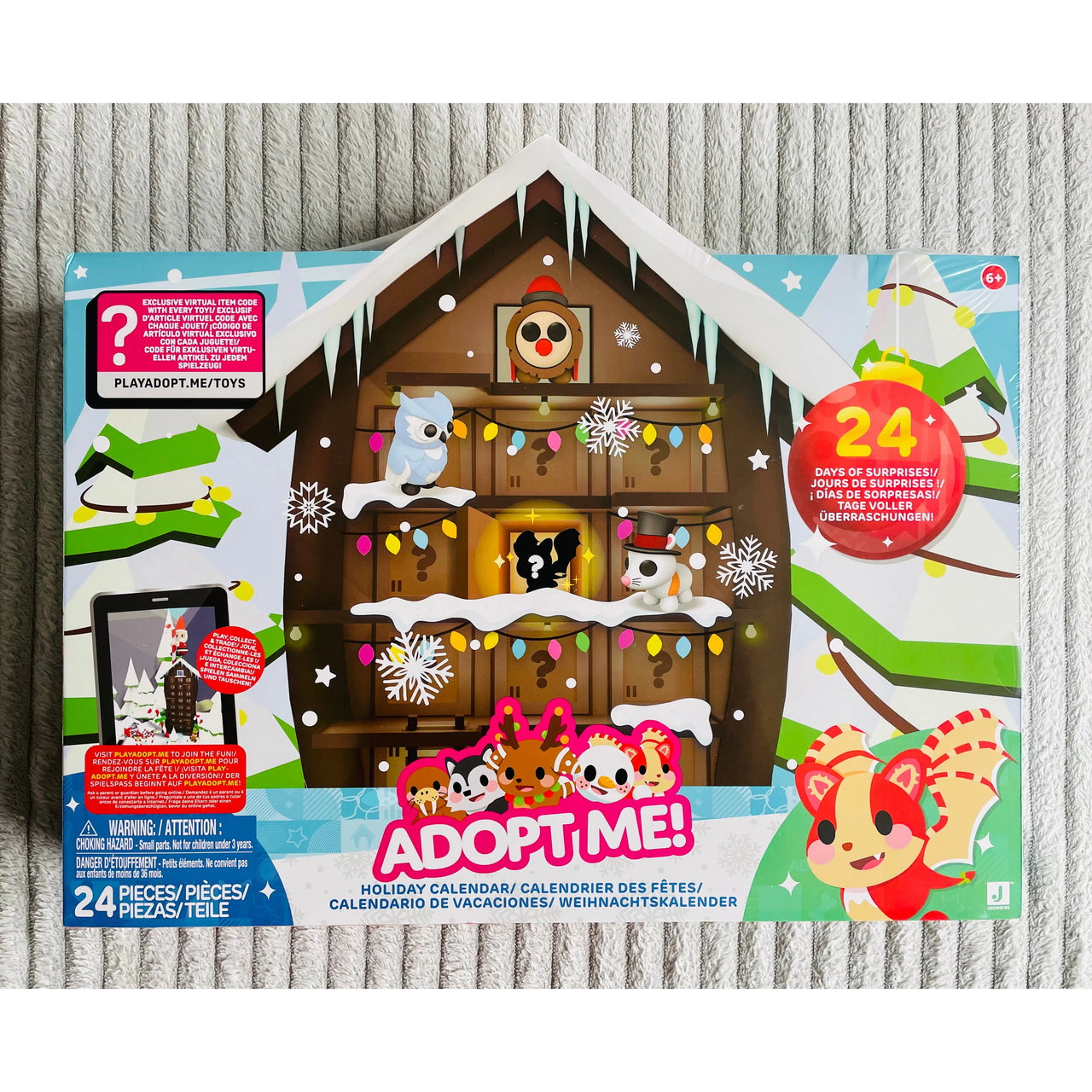 Adopt Me! Holiday Advent Calendar 24 Days of Toy Surprises