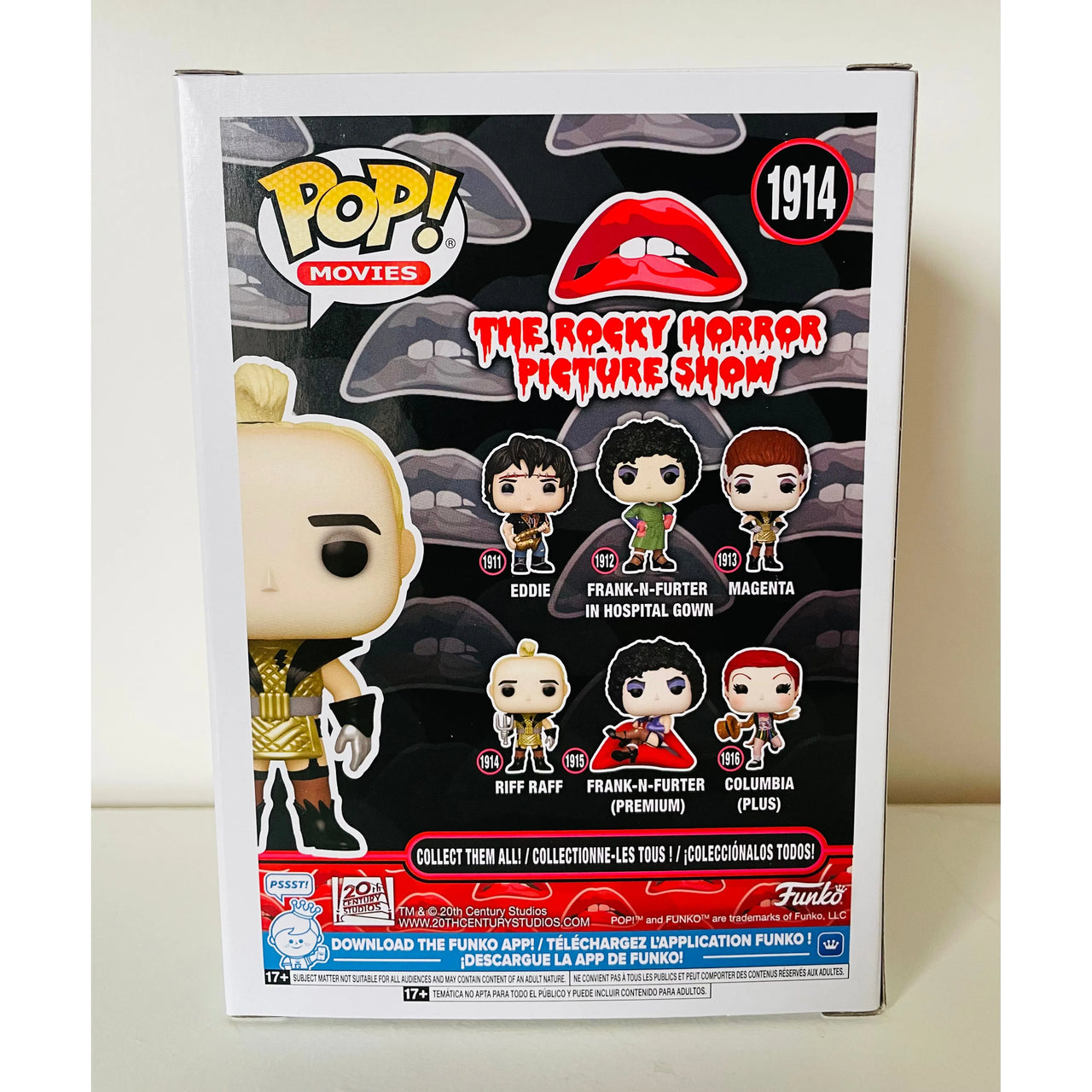 Funko Pop! Movies The Rocky Horror Picture Show Vinyl Figure 1914 Riff Raff