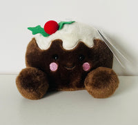 Palm Pals Carol Christmas Pudding Soft Toy 5 Inch