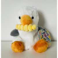 Palm Pals Buoy Seagull With Fry Soft Toy 5 Inch