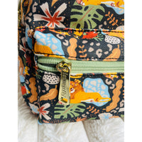 Loungefly Disney The Lion King 30th Anniversary Silhouette All-Over Print Canvas Mini Backpack