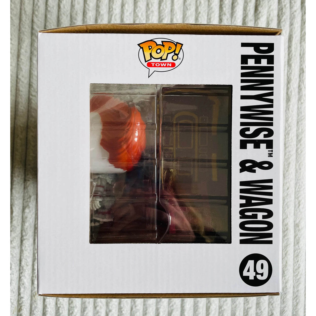 Funko Pop! Town IT Welcome to Derry Vinyl Figure 49 Pennywise & Wagon