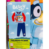 Bluey Long Sleeve Christmas Pyjamas Blue