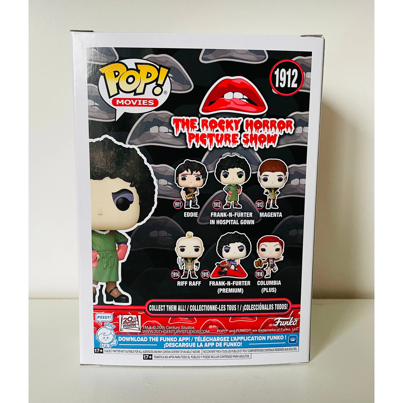 Funko Pop! Movies The Rocky Horror Picture Show Vinyl Figure 1912 Frank-N-Furter