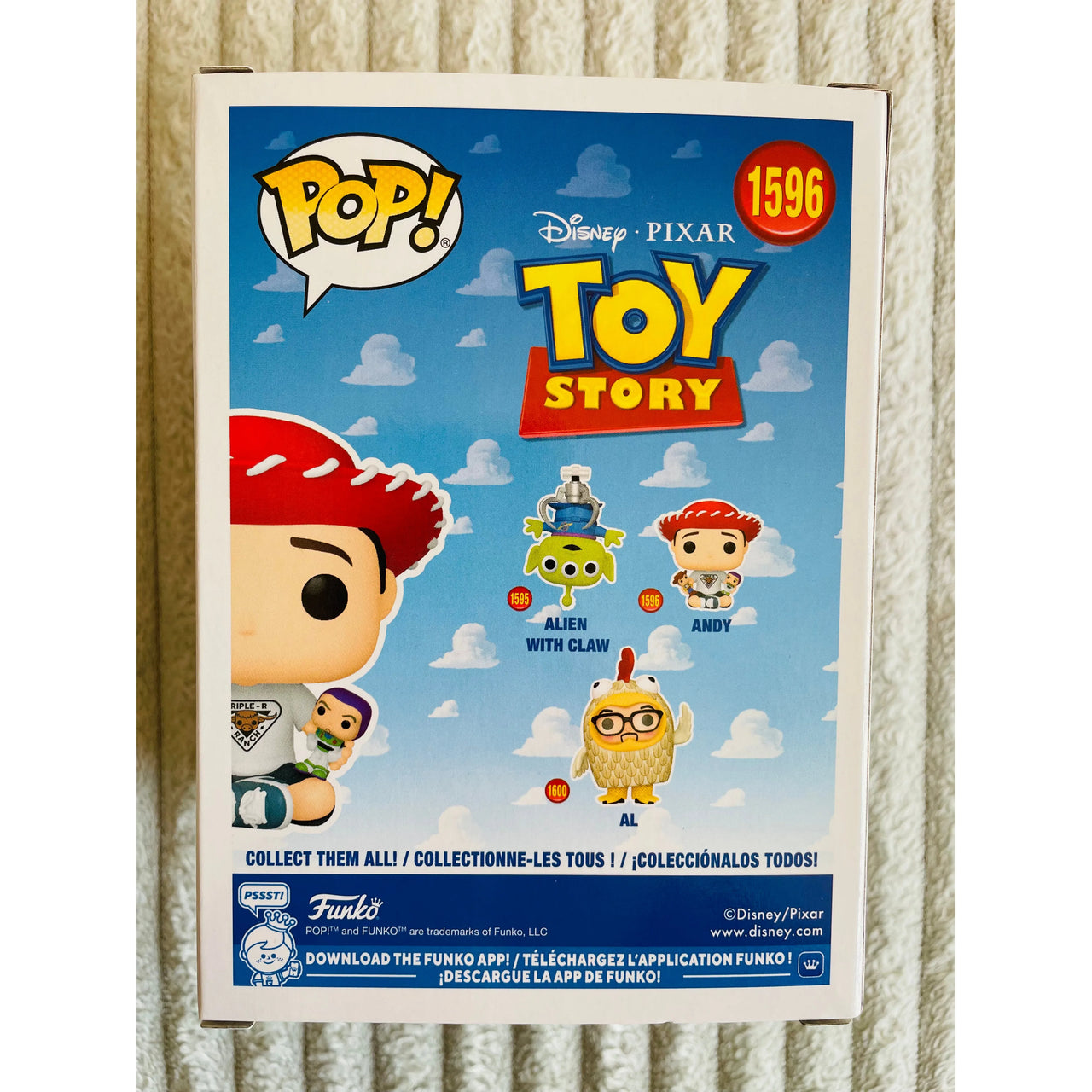 Funko Pop! Disney Pixar Toy Story 30th Anniversary Vinyl Figure 1596 Andy