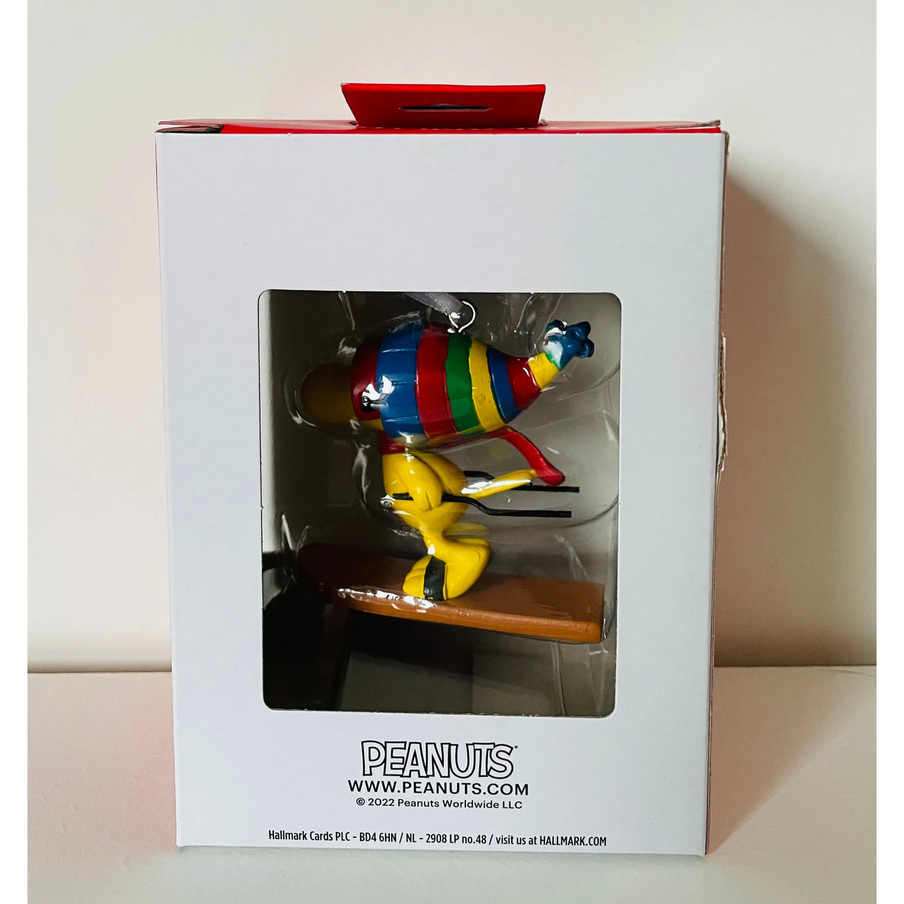 Collectable Peanuts Woodstock On Skis Ornament