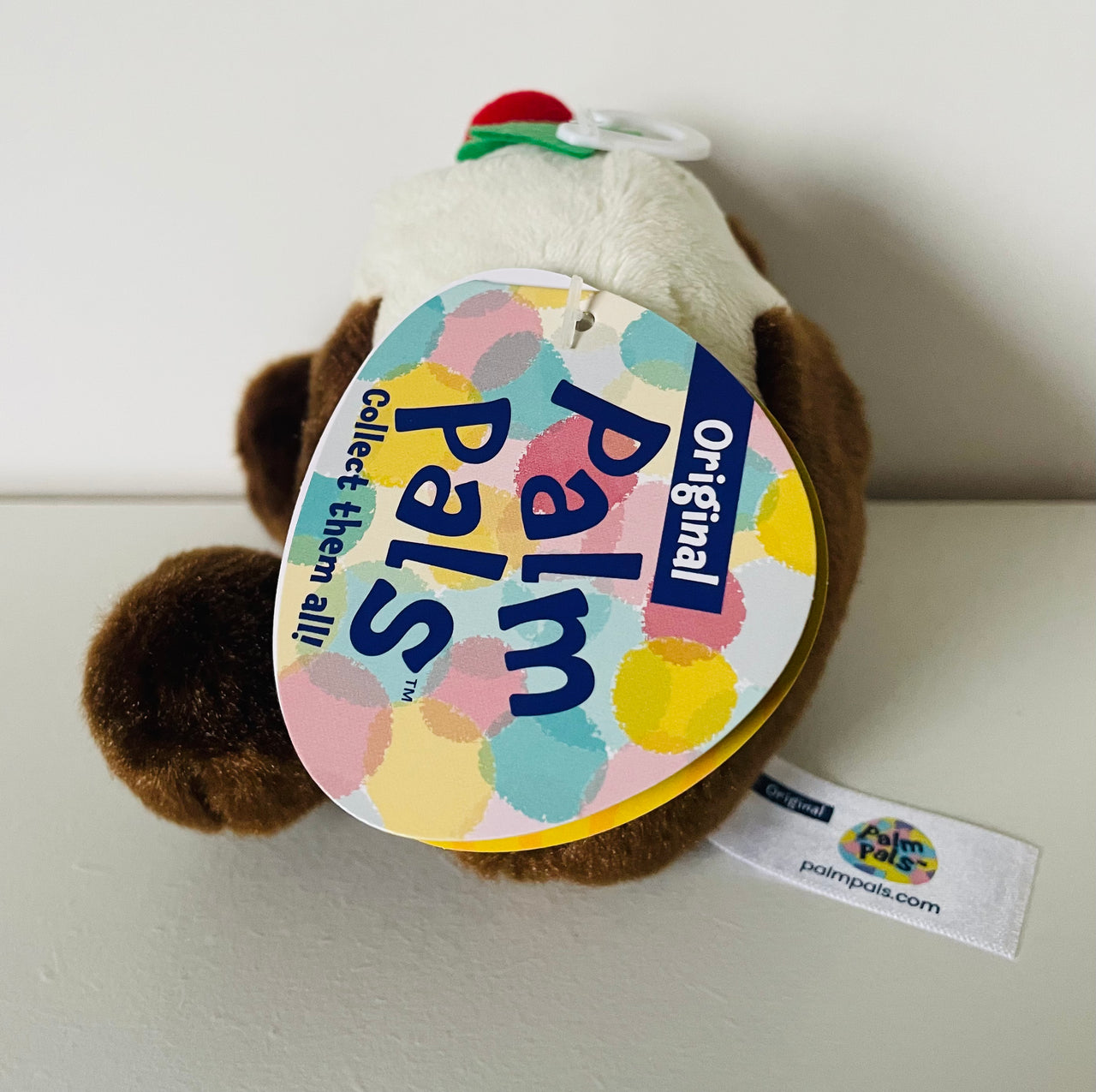 Palm Pals Carol Christmas Pudding Soft Toy 5 Inch