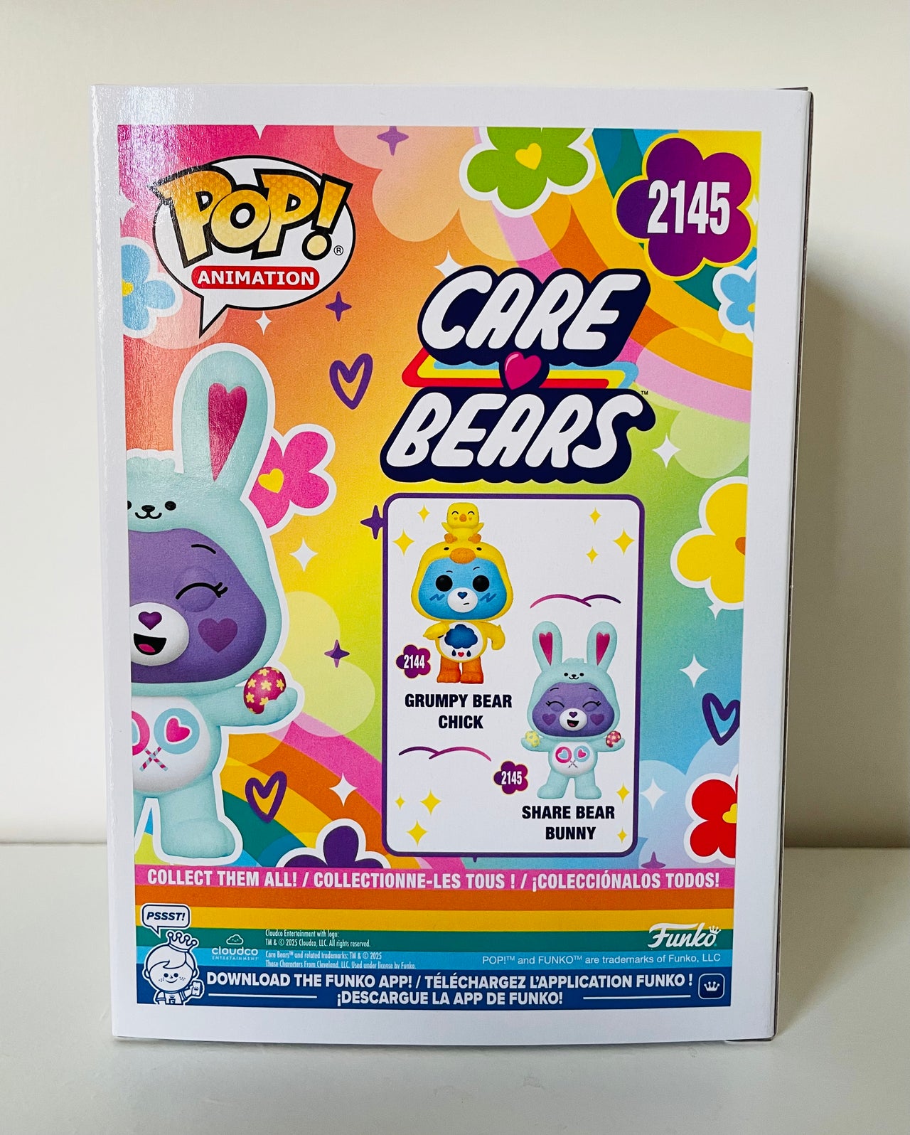Funko Pop! Animation Care Bears Vinyl Figure 2145 Share Bear Bunny
