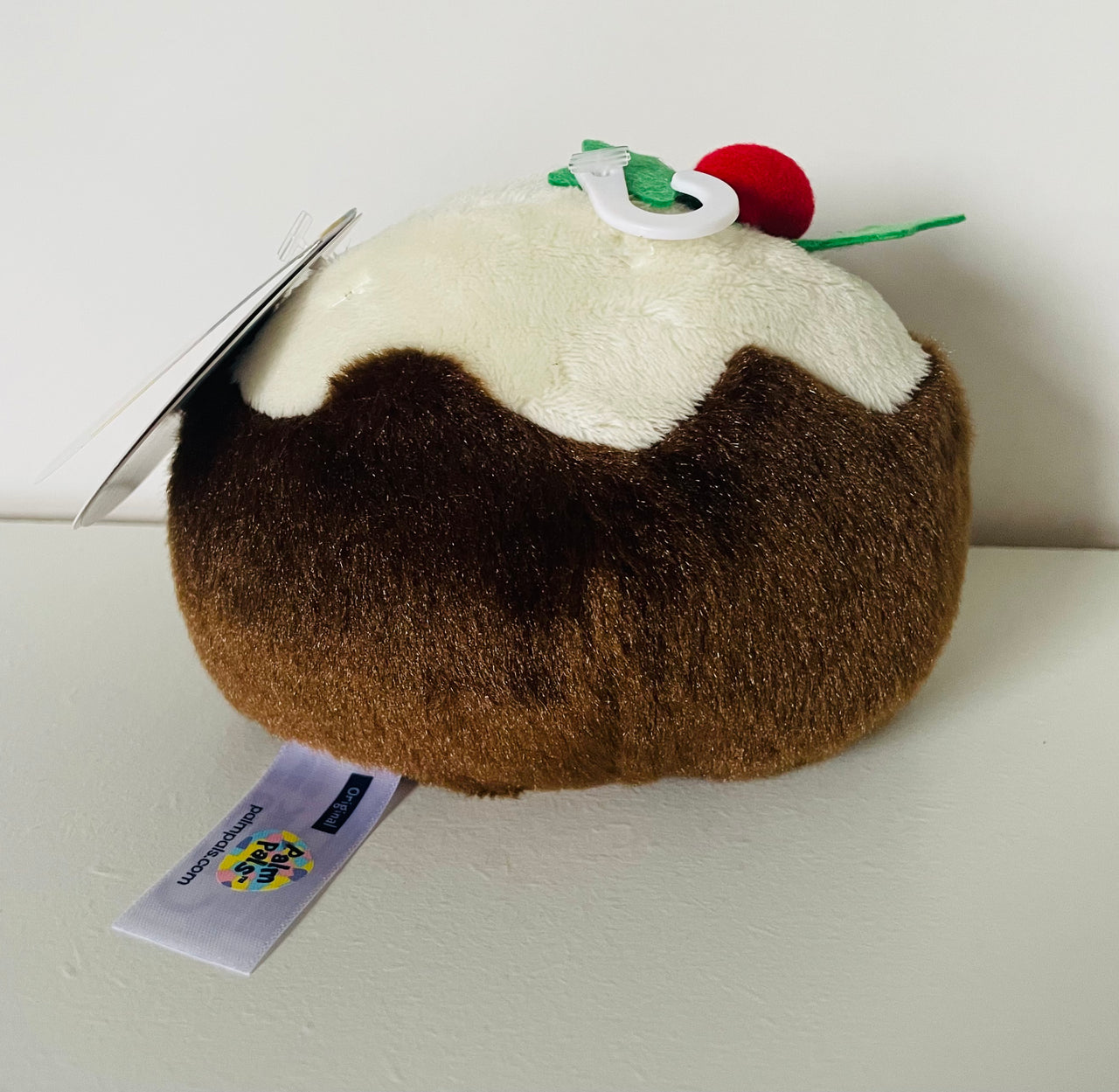 Palm Pals Carol Christmas Pudding Soft Toy 5 Inch
