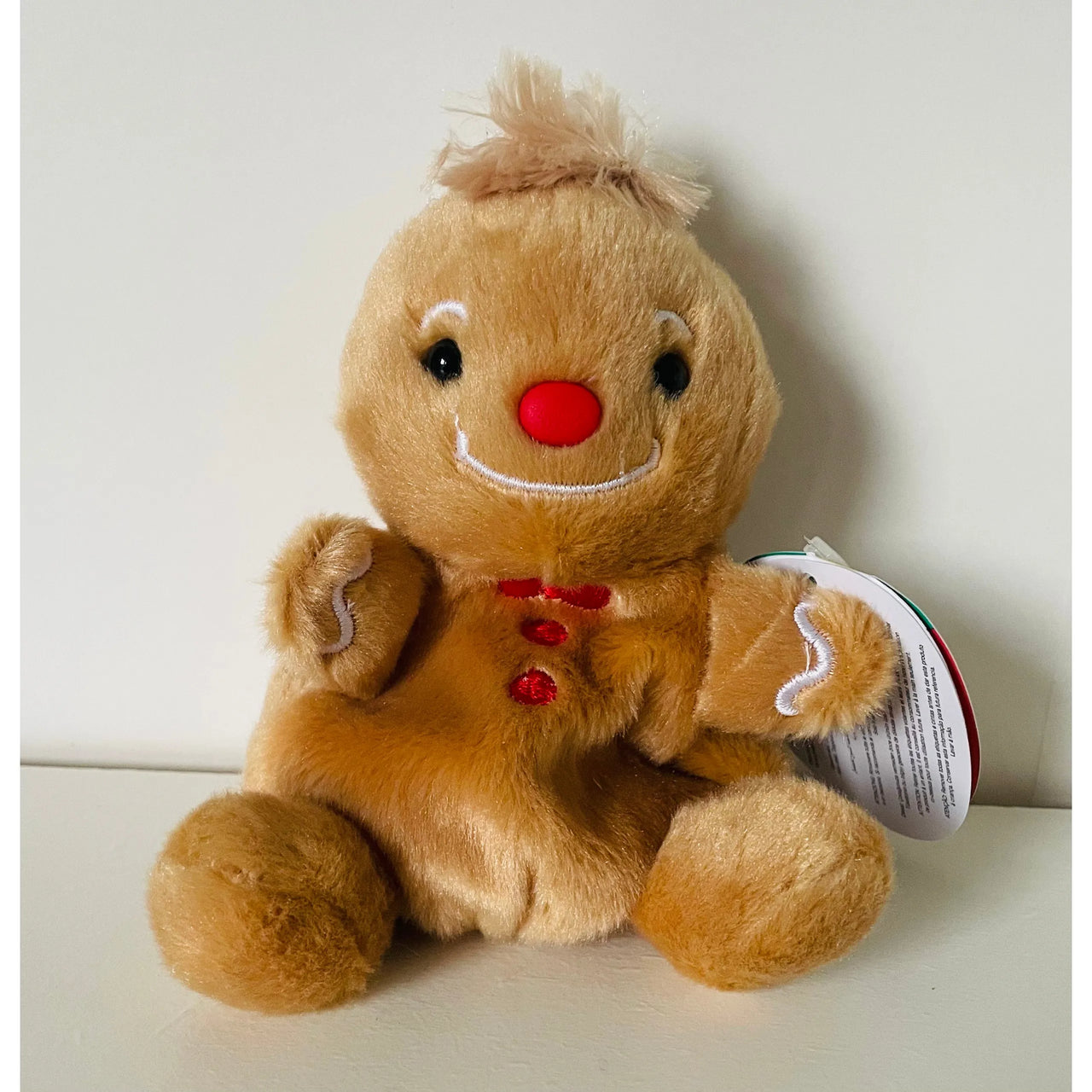 Palm Pals Gino Gingerbread Man Soft Toy 5 Inch