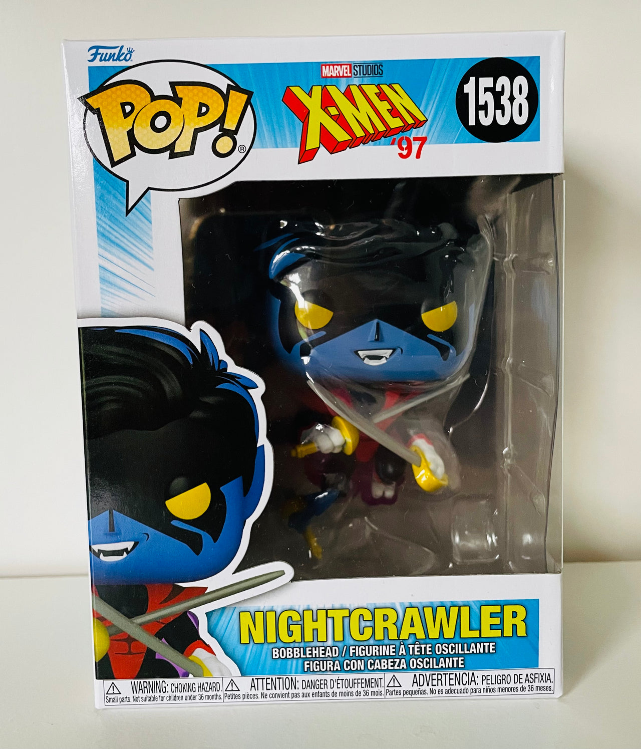 Funko Pop Marvel X-Men 97 Bobblehead 1538 Nightcrawler