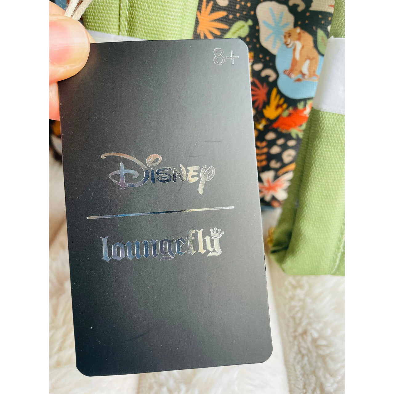 Loungefly Disney The Lion King 30th Anniversary Silhouette All-Over Print Canvas Mini Backpack