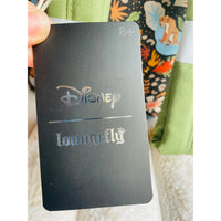 Loungefly Disney The Lion King 30th Anniversary Silhouette All-Over Print Canvas Mini Backpack