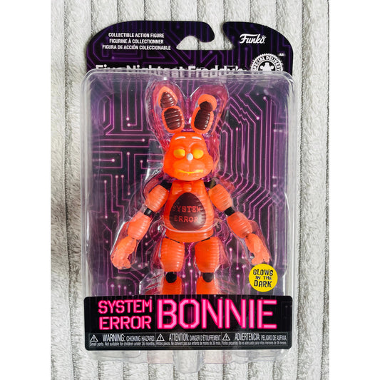 Five Nights at Freddy's System Error Bonnie Action Figure (Glows in the Dark)