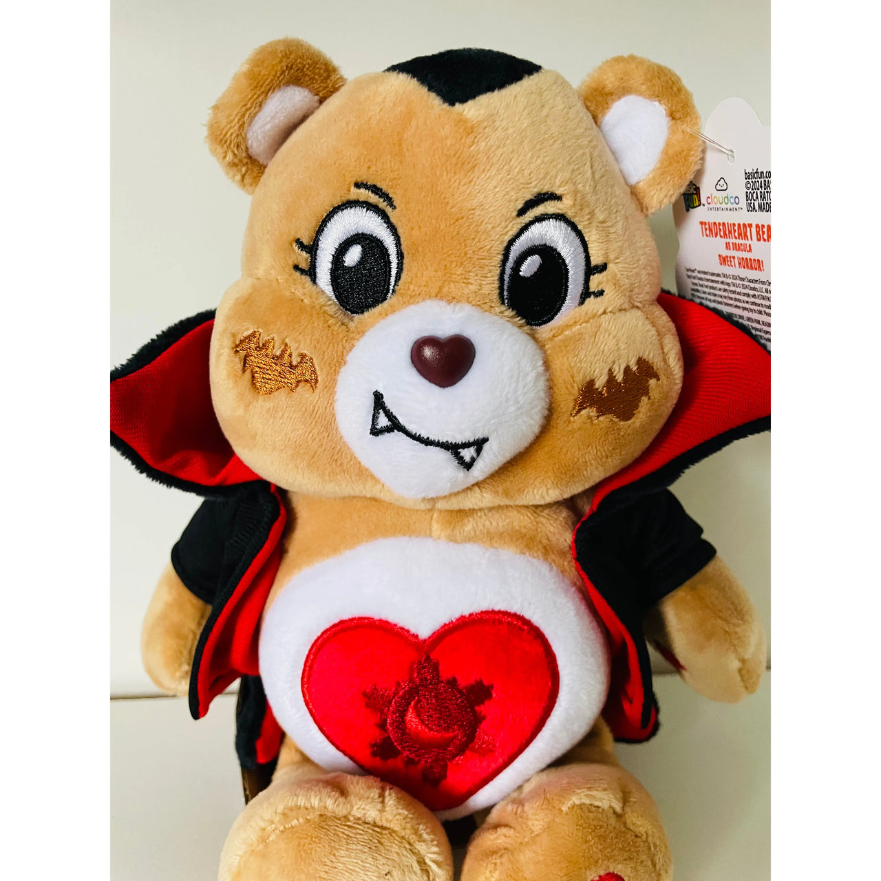 Care Bears 22cm Plush Universal Monsters Tenderheart as Dracula