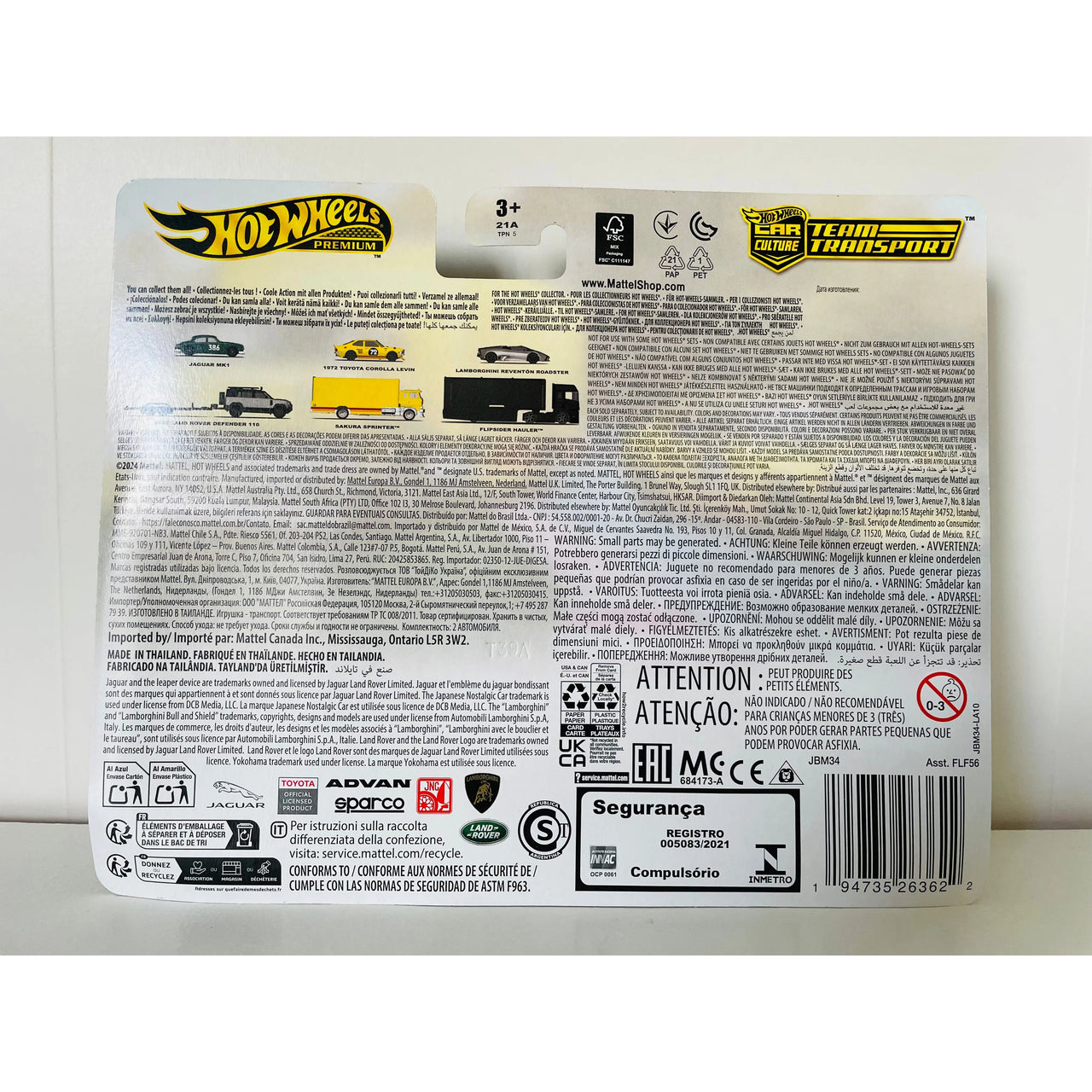 Hot Wheels Premium Car Culture Team Transport #75 1972 Toyota Corolla Levin Sakura Sprinter