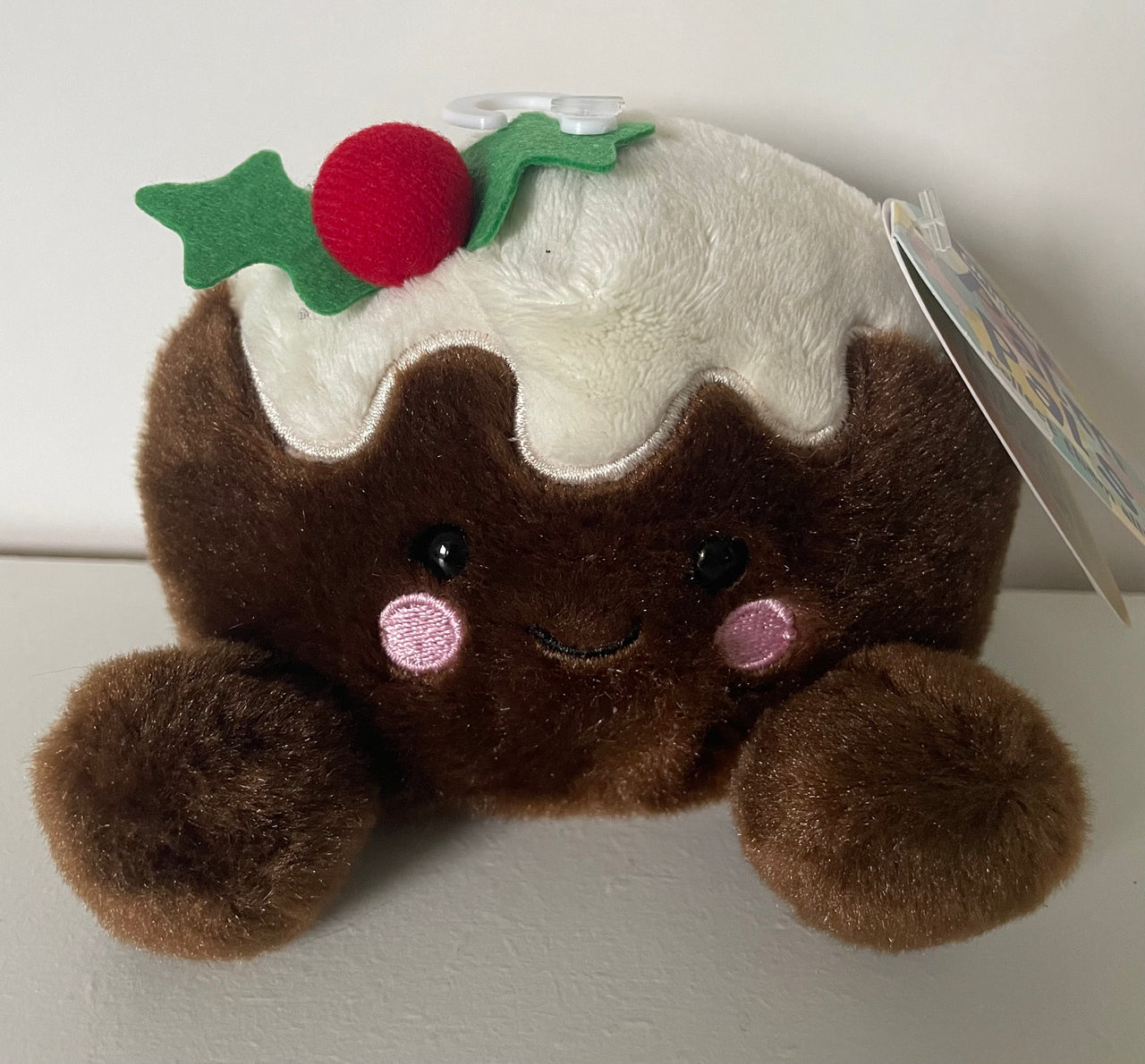Palm Pals Carol Christmas Pudding Soft Toy 5 Inch