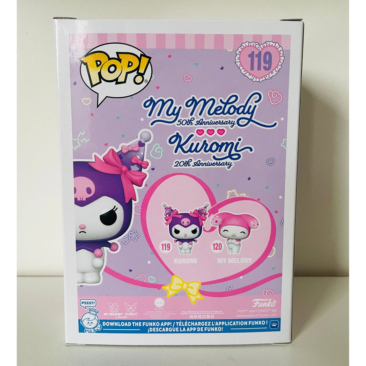 Funko Pop! My Melody & Kuromi Vinyl Figure 119 Grumpy Kuromi
