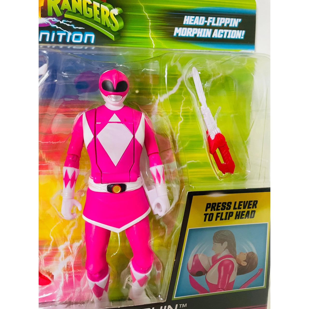 Power Rangers Auto-Morphin Pink Ranger Action Figure