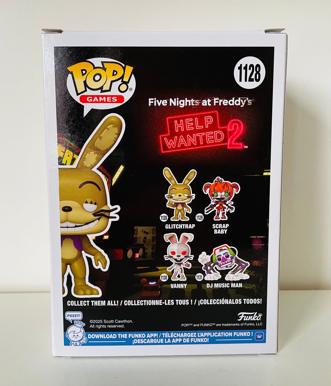 Funko Pop! Games Five Nights at Freddy's Help Wanted 2 Vinyl Figure 1128 Glitchtrap