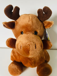 Palm Pals Cinnamon Reindeer Medium Soft Toy 8 Inch