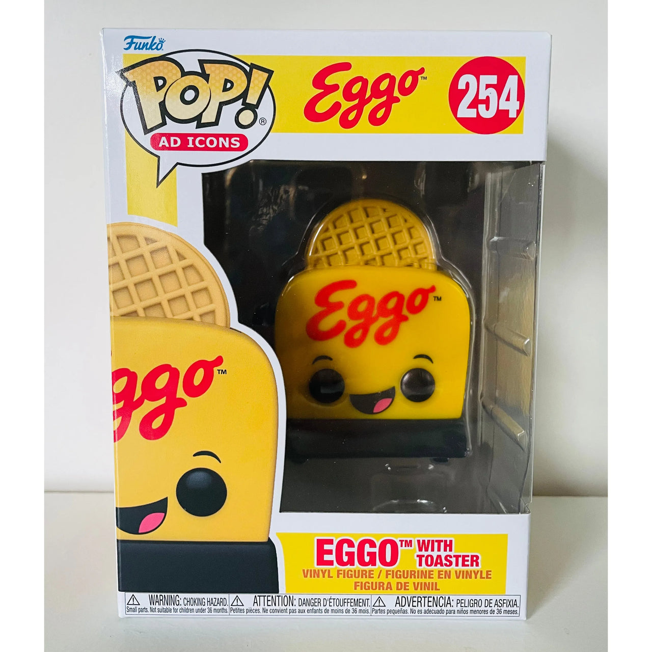 Funko Pop! Ad Icons Eggo Vinyl Figure 254 Eggo with Toaster