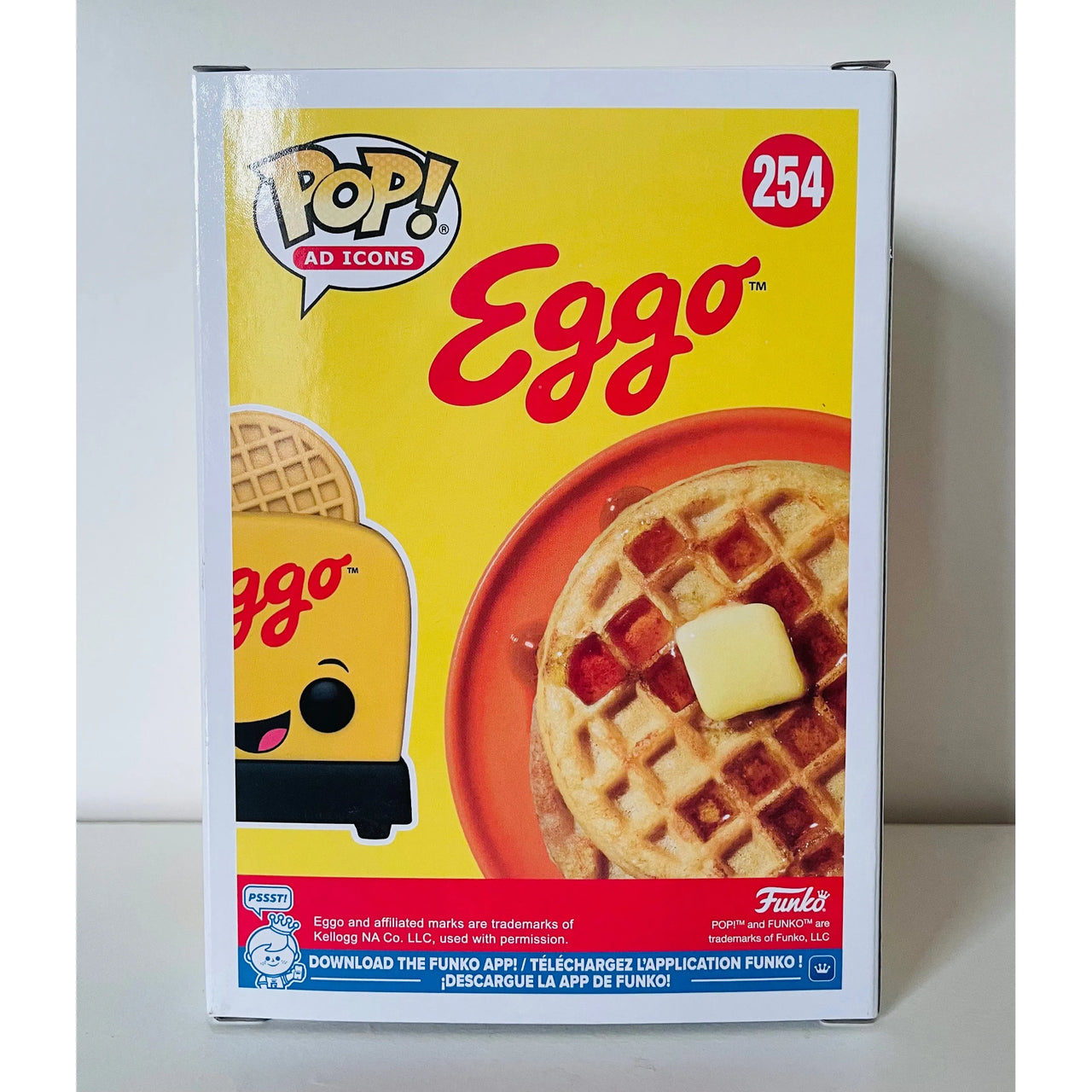 Funko Pop! Ad Icons Eggo Vinyl Figure 254 Eggo with Toaster