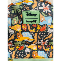 Loungefly Disney The Lion King 30th Anniversary Silhouette All-Over Print Canvas Mini Backpack