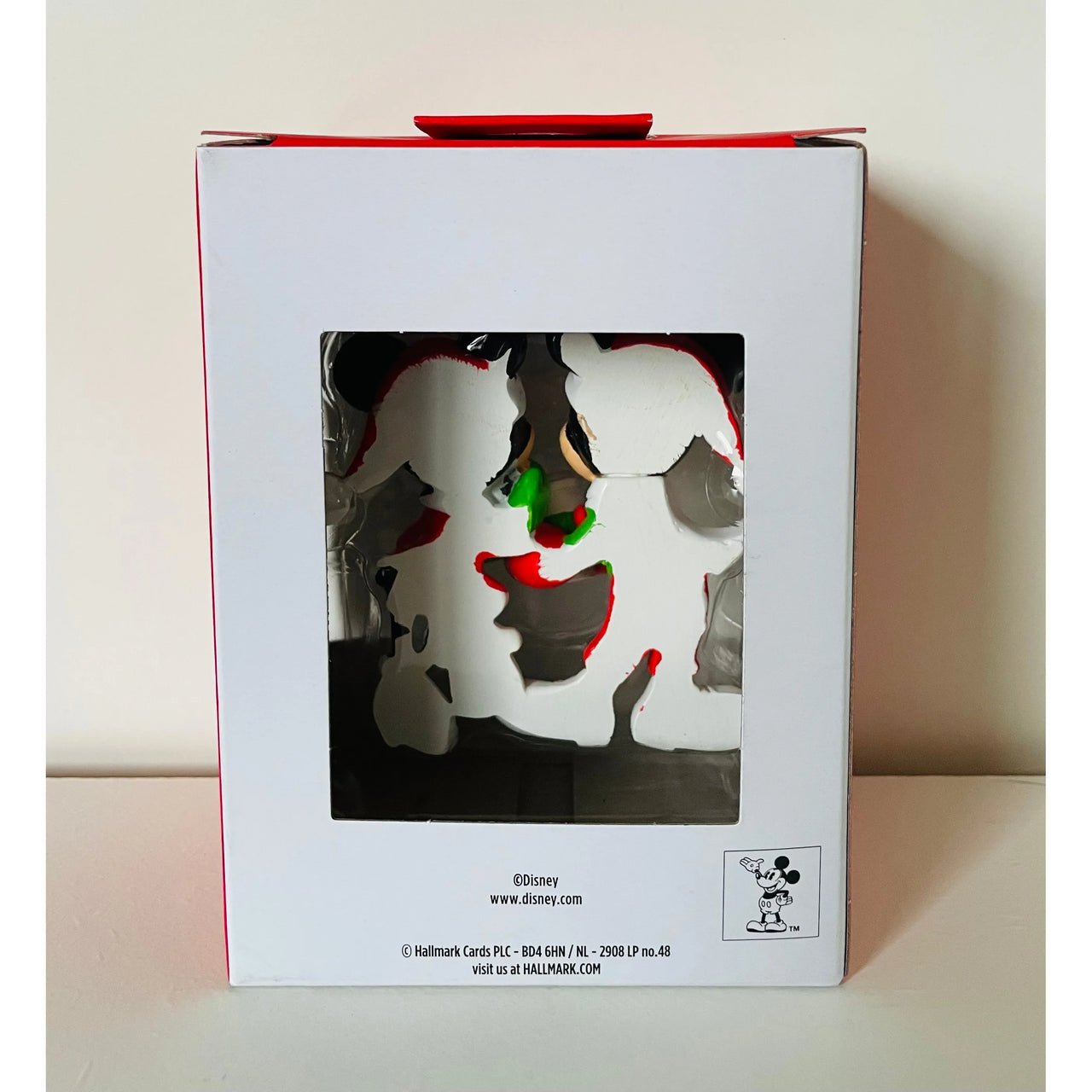 Collectable Disney Ornament Festive Mickey & Minnie Mouse