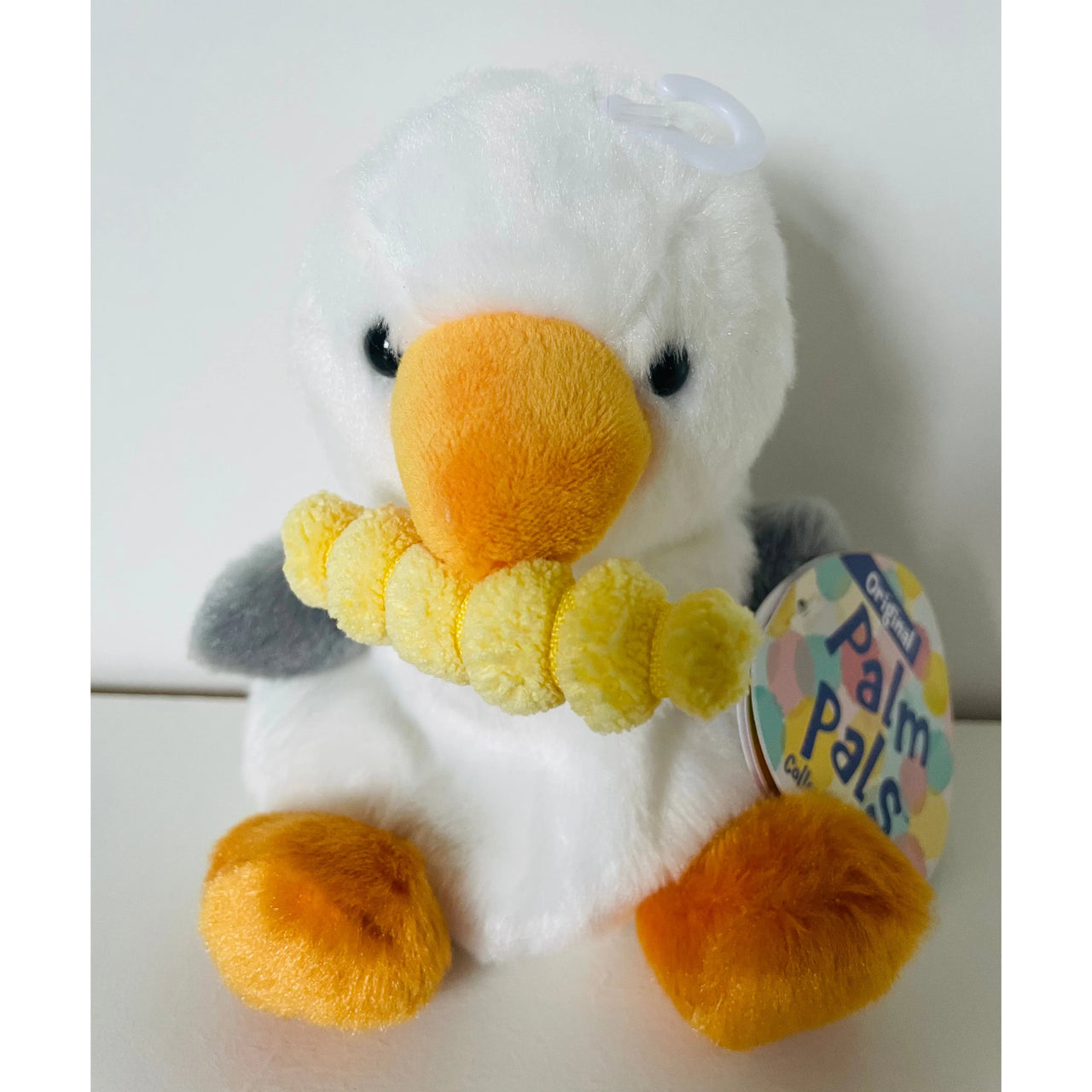 Palm Pals Buoy Seagull With Fry Soft Toy 5 Inch