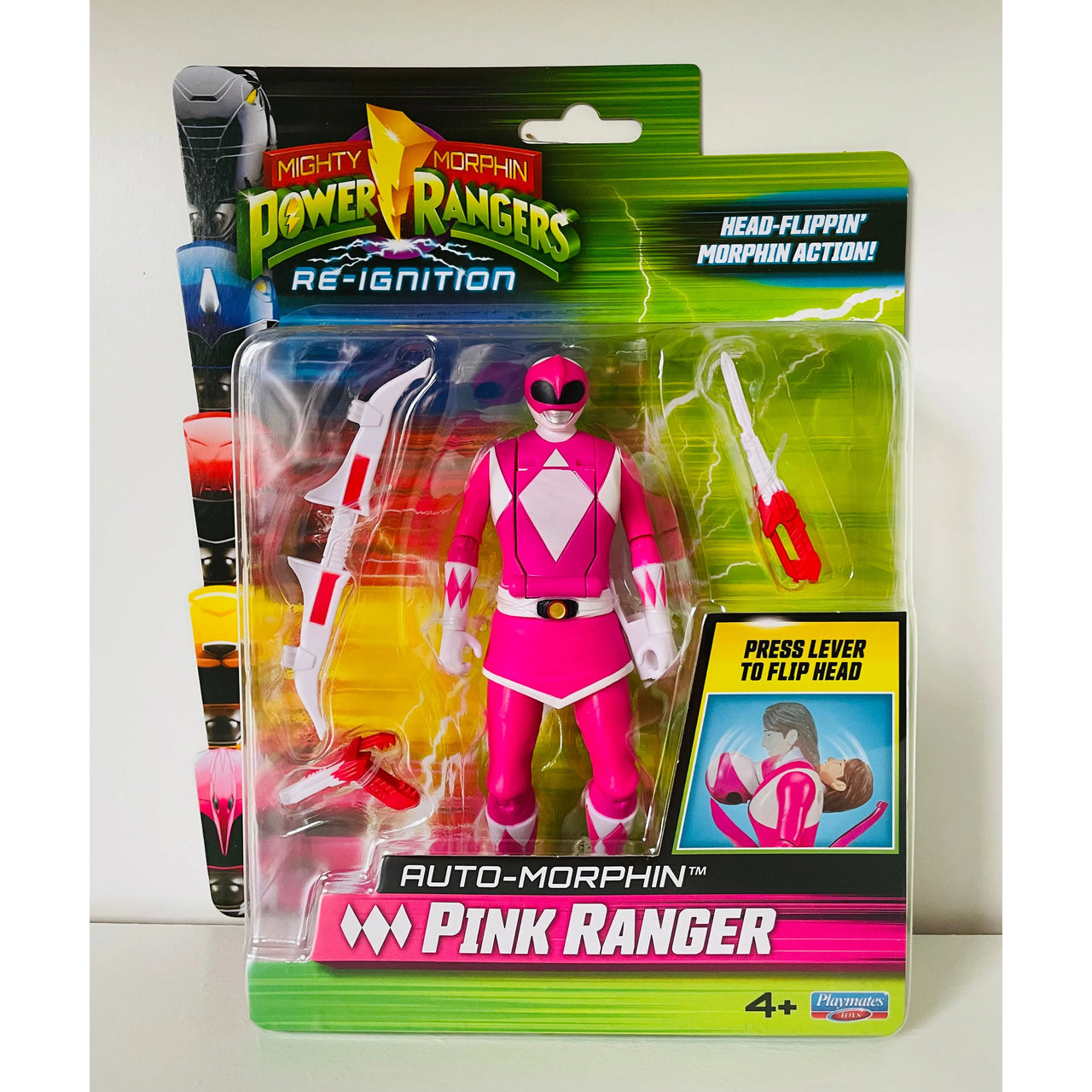 Power Rangers Auto-Morphin Pink Ranger Action Figure