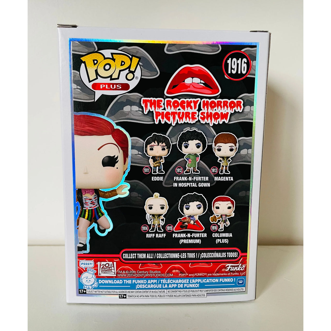 Funko Pop! Plus The Rocky Horror Picture Show Vinyl Figure 1916 Columbia (Glitter)