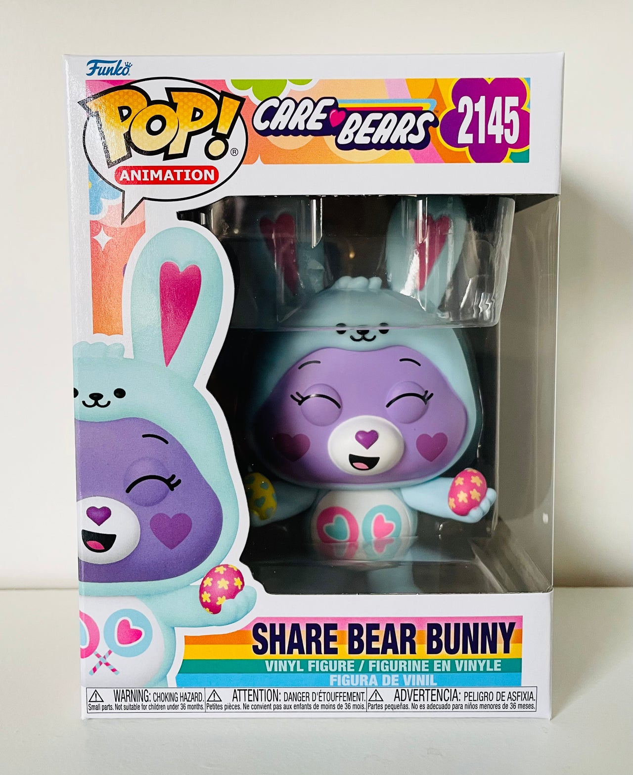 Funko Pop! Animation Care Bears Vinyl Figure 2145 Share Bear Bunny