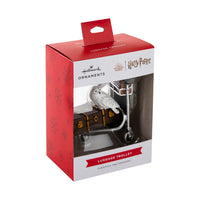 Harry Potter Trolley with Trunk & Hedwig the Owl Ornament