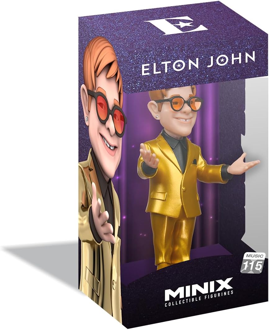 Minix Elton John Gold Suit Figure