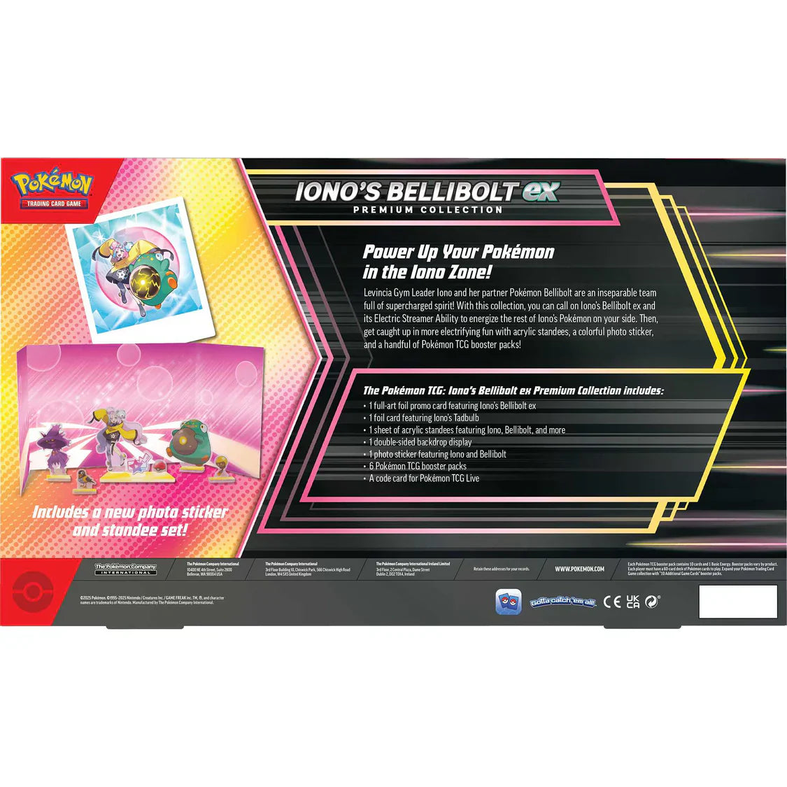 Pokemon TCG: Iono’s Bellibolt ex Premium Collection