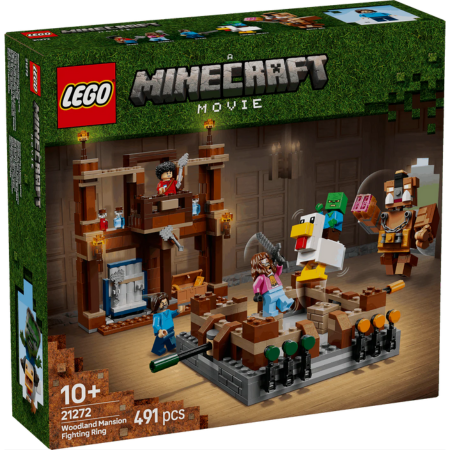 Lego Minecraft Movie 21272 Woodland Mansion Fighting Ring for Ages 10+