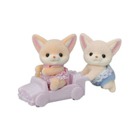 Sylvanian Families Fennec Fox Twins Toy Playset for Ages 3 and Up