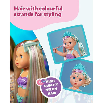 Baby Born Mermaid 43cm Doll with Colour Change Light Up Tail - Planet Toys