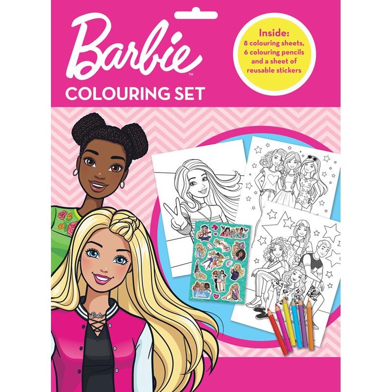 Barbie Colouring Set - Planet Toys