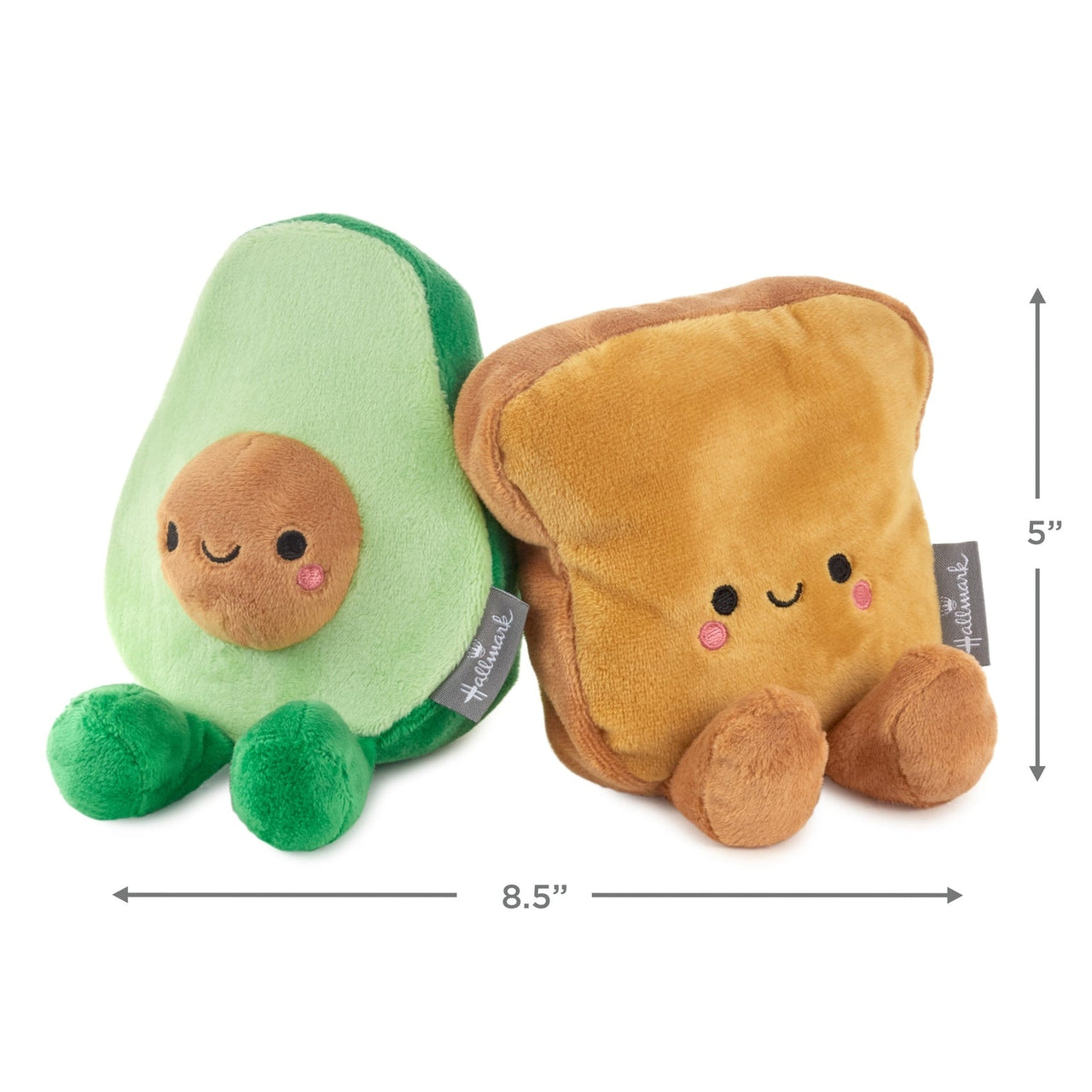 Better Together Avocado & Toast Magnetic Soft Toy Pair - Planet Toys