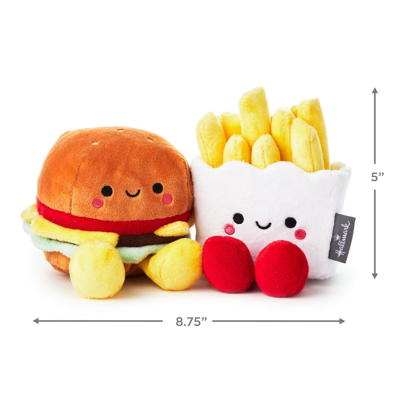 Better Together Burger & Fries Magnetic Soft Toy Pair - Planet Toys