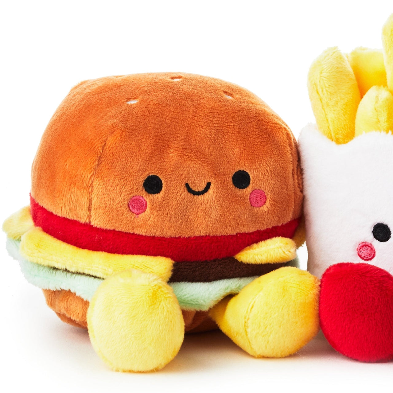 Better Together Burger & Fries Magnetic Soft Toy Pair - Planet Toys