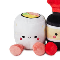 Better Together Sushi & Soy Sauce Magnetic Soft Toy Pair - Planet Toys