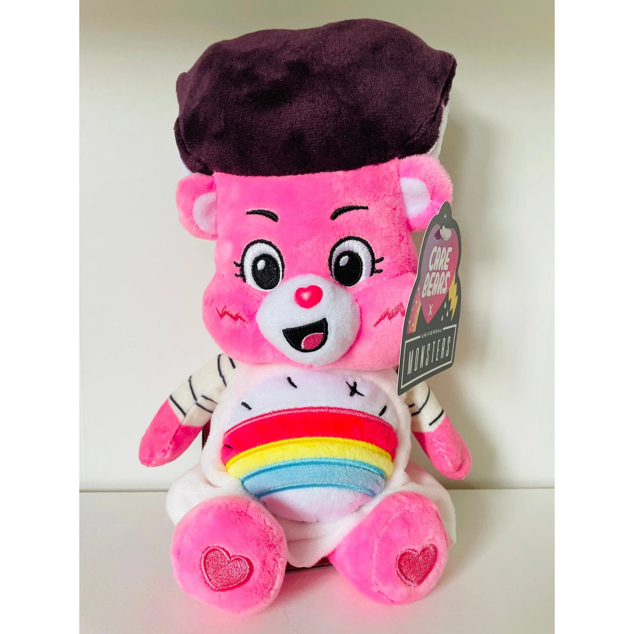 Care Bears 22cm Plush Universal Monsters Cheer as Bride of Frankenstein - Planet Toys