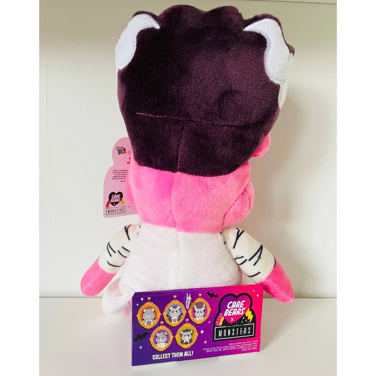 Care Bears 22cm Plush Universal Monsters Cheer as Bride of Frankenstein - Planet Toys